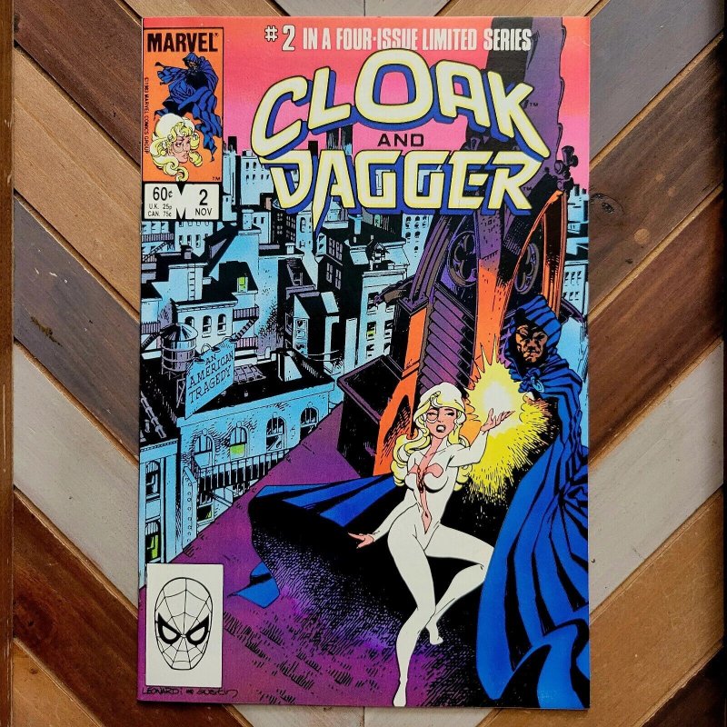 Cloak & Dagger #1-4 VF- (Marvel 1983) COMPLETE 1st solo series, 1st app MAYHEM