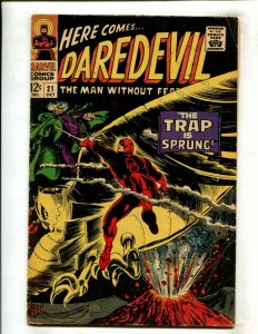 DAREDEVIL #21 (3.5) THE TRAP IS SPRUNG!! 1966