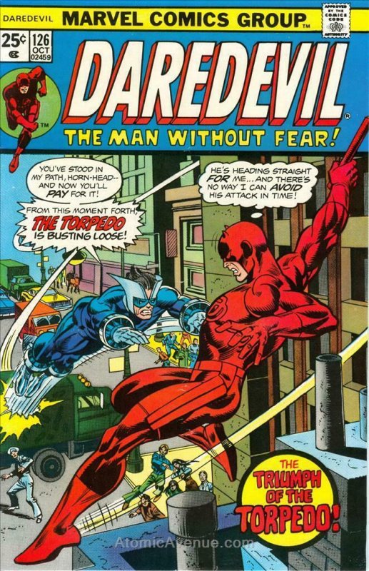 Daredevil #126 VG; Marvel | low grade comic - save on shipping - details inside