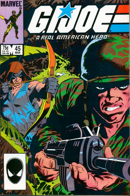 G.I. Joe #45 Marvel Comics VF 1986 1st Alpine