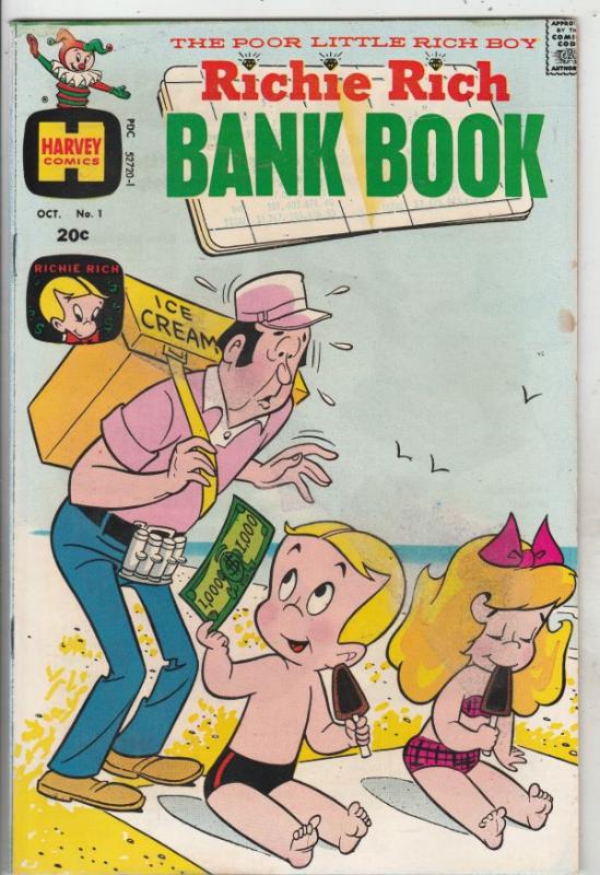 Richie Rich Bank Book #1 (Oct-72) VF High-Grade Richie Rich