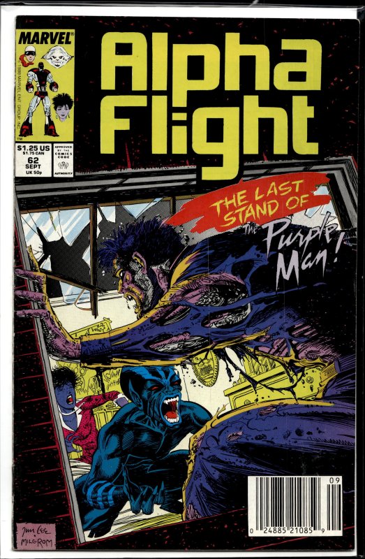 Alpha Flight #62 (1988) Alpha Flight