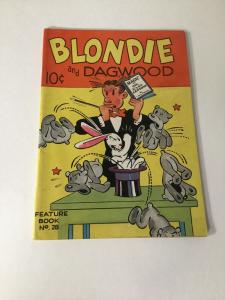 Feature Book 28 Blondie And Dagwood Vf Very Fine 8.0 King Features GA