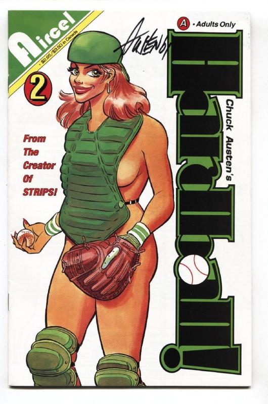 Hardball #2 1991-Signed on cover by CHUCK AUSTEN-comic book