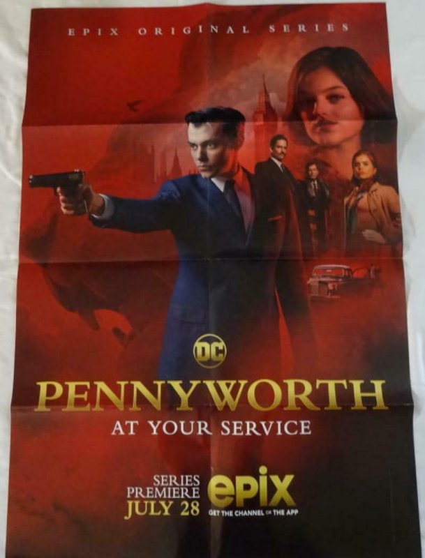 PENNYWORTH AT YOUR SERVICE Promo Poster, 27 x 39, 2019 , DC, Unused more in our