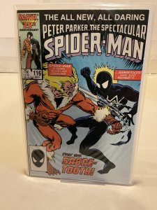 Spectacular Spider-Man #116  1986  VF  Sabretooth!