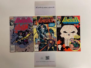 3 The Punisher Marvel Comic Books # 36 37 38 Frank Castle  39  NO6