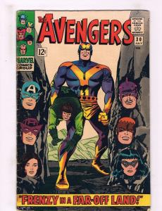 Avengers # 30 VG/FN Marvel Comic Book Iron Man Thor Captain America Hawkeye AD2