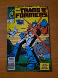 Transformers #34 Newsstand Variant ~ FINE FN ~ 1987 Marvel Comics