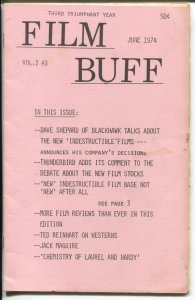 Film Buff Vol.3 #8 6/1974-Laurel & Hardy-historic info-VG