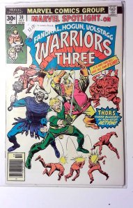 Marvel Spotlight Warriors Three #30 1976 Marvel Warriors Three 1st Print Comic