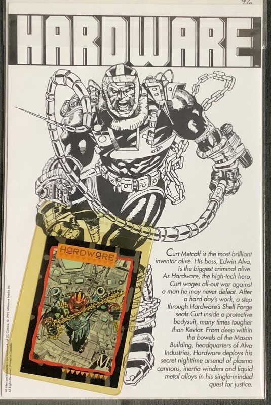 Hardware #1 Collector's Edition (1993, DC) Including Poster and Card. NM+