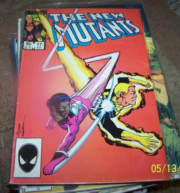 NEW MUTANTS  # 17 1984 marvel   X MEN NEW HELLIONS warpath key