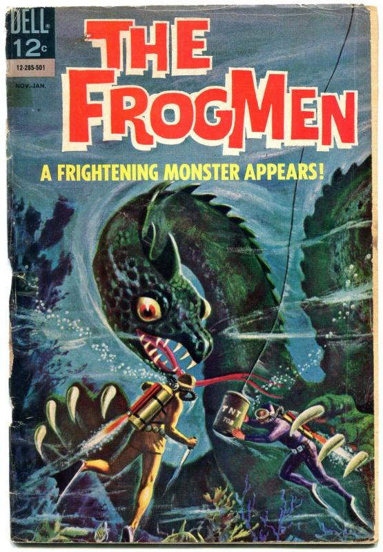 FROGMEN #11-SEA MONSTER COVER FR