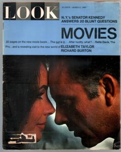 Look 3/9/1965-Cowles-Liz Taylor-Richard Burton cover-movie issue-VG