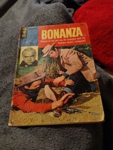 Bonanza #16 Dell TV Western Comic 1965 Photo cover Pernell Roberts Lorne Greene