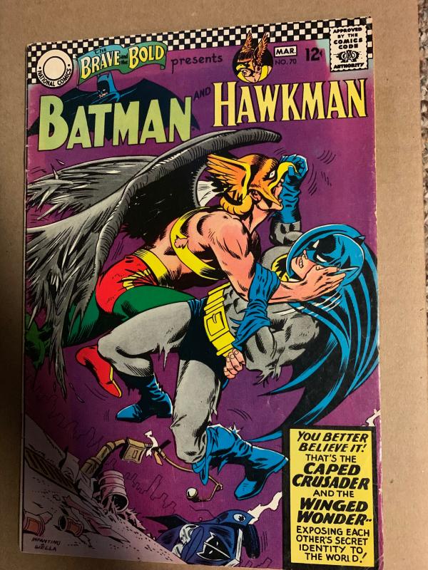 Brave and the Bold (1955) 70 Very Fine(7.0) Batman and Hawkman