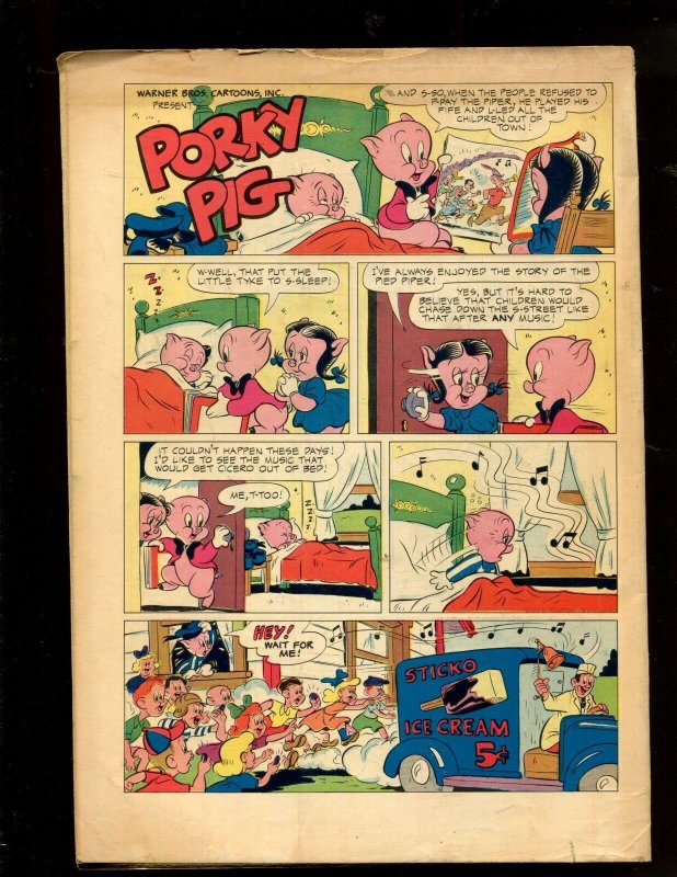 PORKY PIG #399 (4.0) IN THE LOST GOLD MINE ~ 4 COLOR