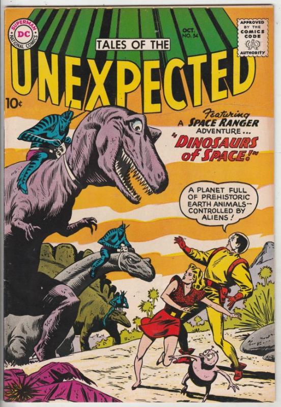 Tales of the Unexpected #54 (Oct-60) VF/NM High-Grade Space Ranger, Cyrl