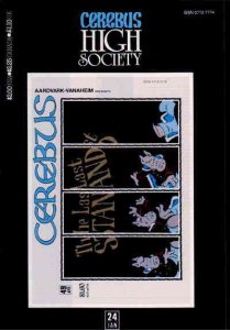 Cerebus High Society #24 VG ; Aardvark-Vanaheim | low grade comic 49 Dave Sim Pe