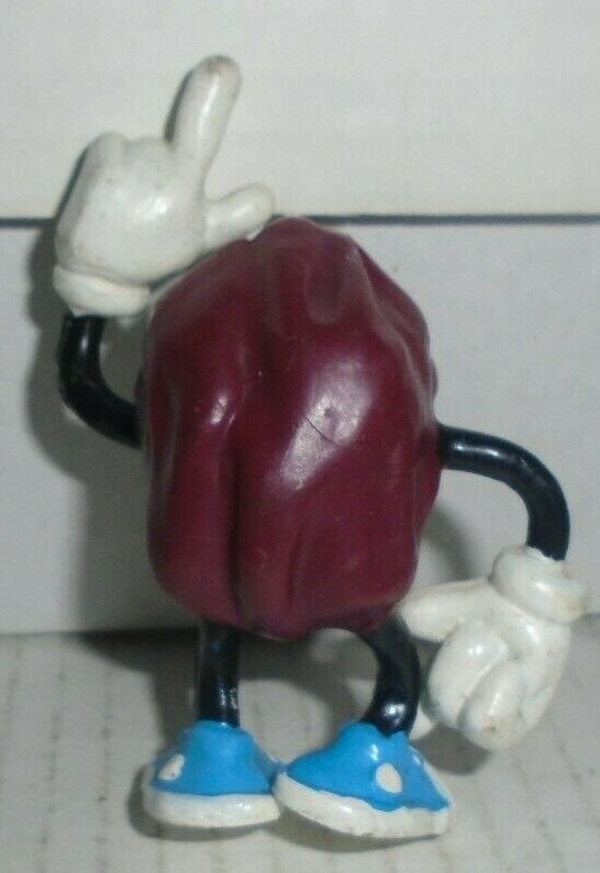 Justin X Grape California Raisins Original Hardee's 1987 CALRAB