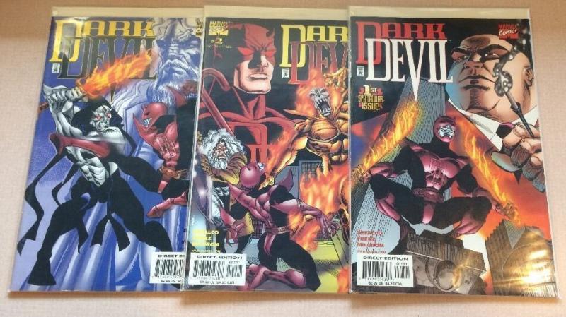 Dark Devil 1-3 Complete Near Mint lot Set Run