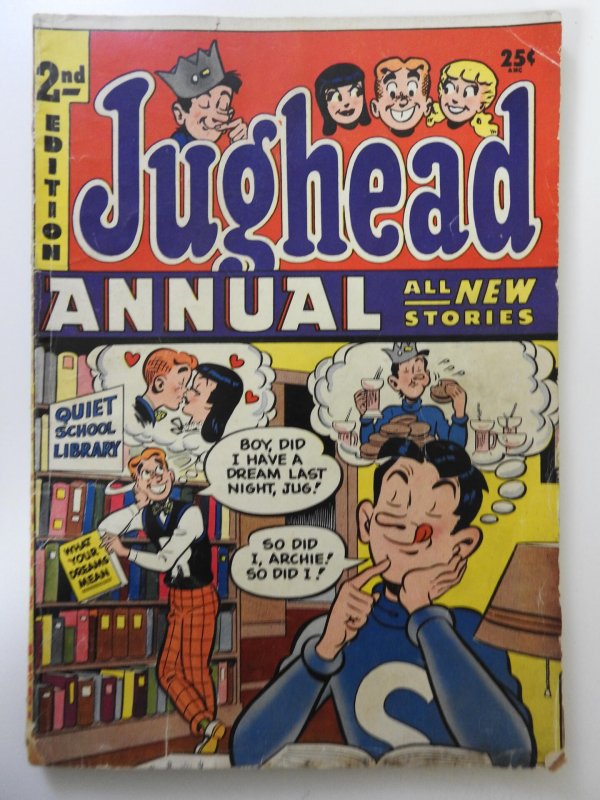 Archie's Pal Jughead Annual #2 (1954) GD+ Condition!