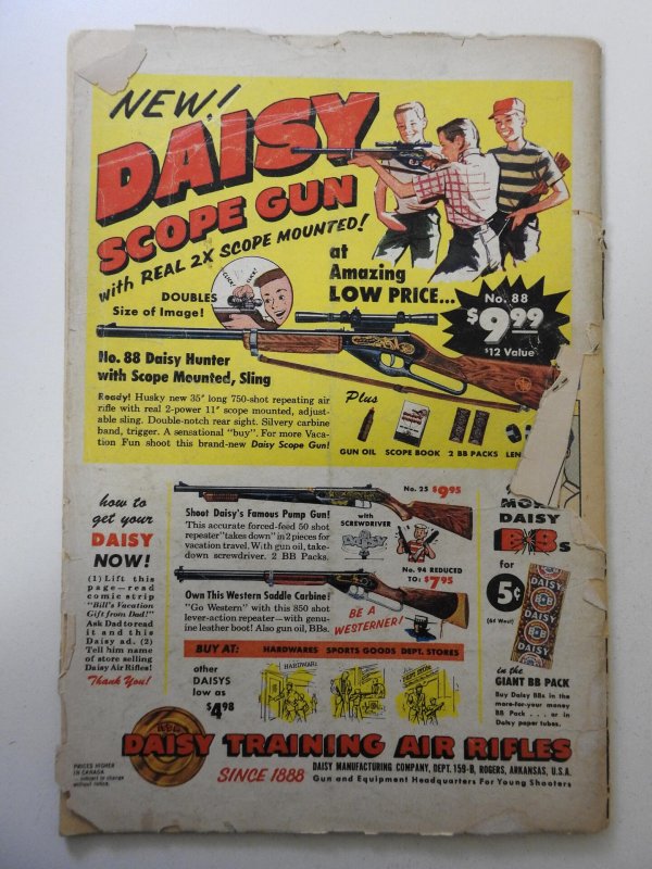 The Flash #108 PR 3/4 book-length spine split, cover detached bottom staple