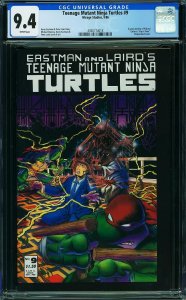 Teenage Mutant Ninja Turtles #9 (1986) CGC 9.4 NM