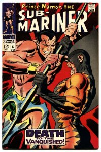 Sub-mariner #6 1968-marvel Comic-john buscema- NM
