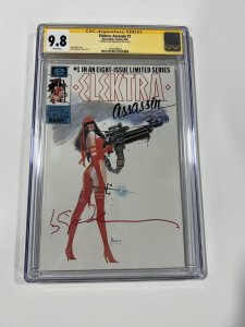 ELEKTRA ASSASSIN 1 CGC 9.8 WHITE PAGES SS SIGNED BILL SIENCIEWICZ MARVEL 1986