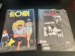 Wow! 30 ADULT/UNDERGROUND S&M/Bondage COMIX! 16 THE BLONDE + 13 BITCH IN HEAT +1