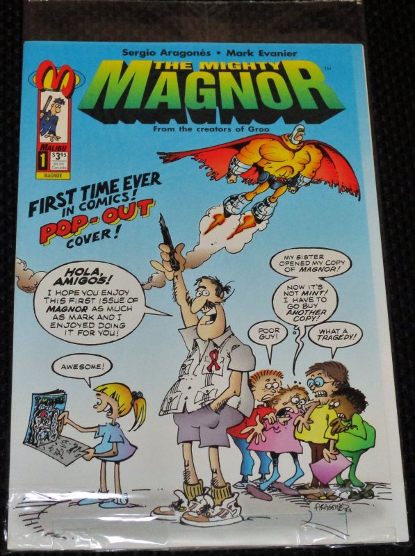 The Mighty Magnor #1 Pop Up Cover Variant (1993)