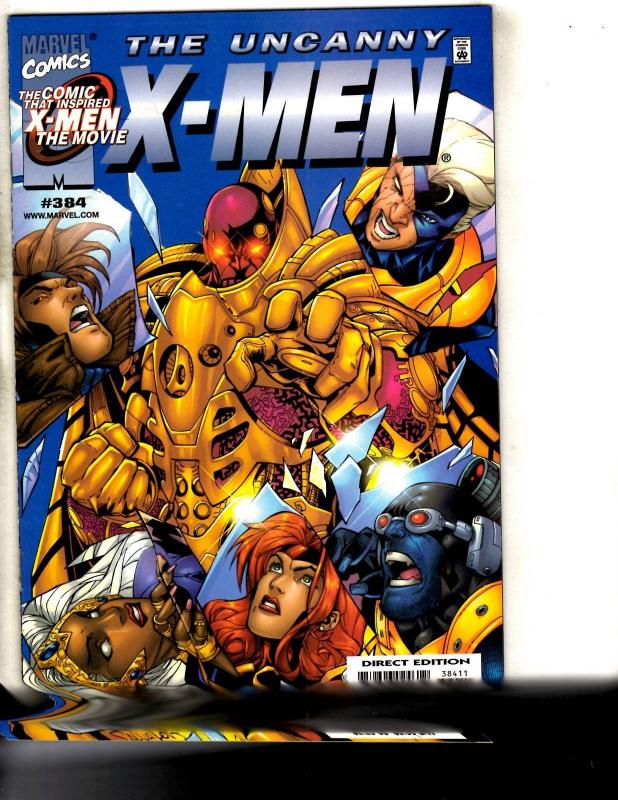 6 Uncanny X-Men Marvel Comic Books # 380 381 382 383 384 385 Wolverine CR55