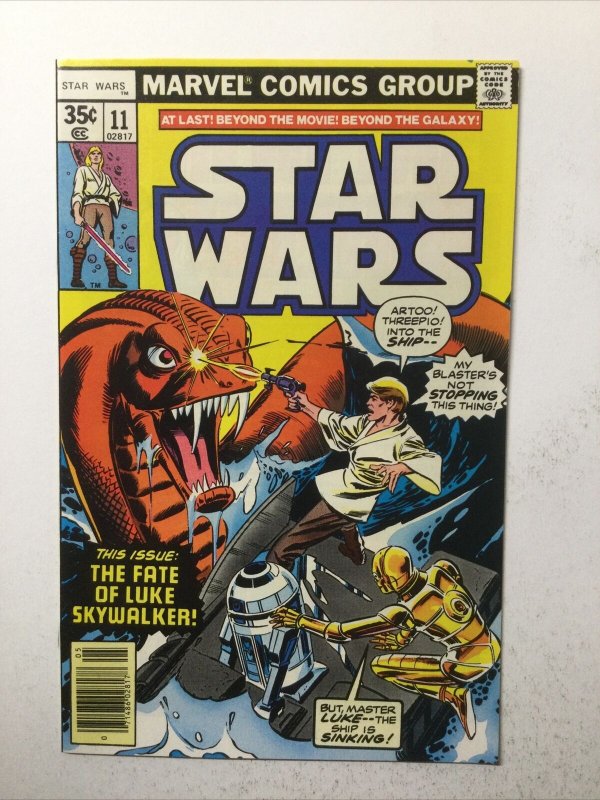 Star Wars 11 Near Mint nm Newsstand Edition N/e Marvel