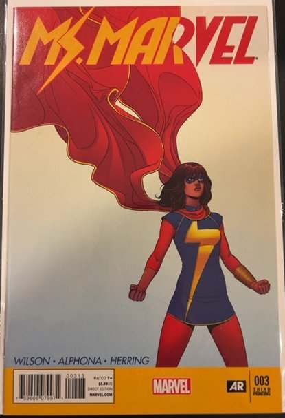 Ms. Marvel #3 Third Print Cover (2014) Ms. Marvel 