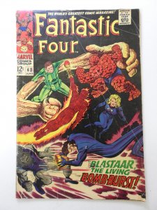 Fantastic Four #63 (1967) vs Blastaar! Good+ Condition!
