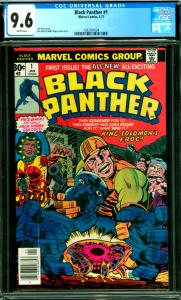 Black Panther #1 CGC Graded 9.6