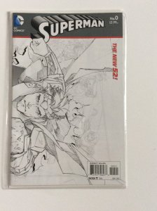 SUPERMAN #0 SKETCH VARIANT DC NEW 52 NEAR MINT.