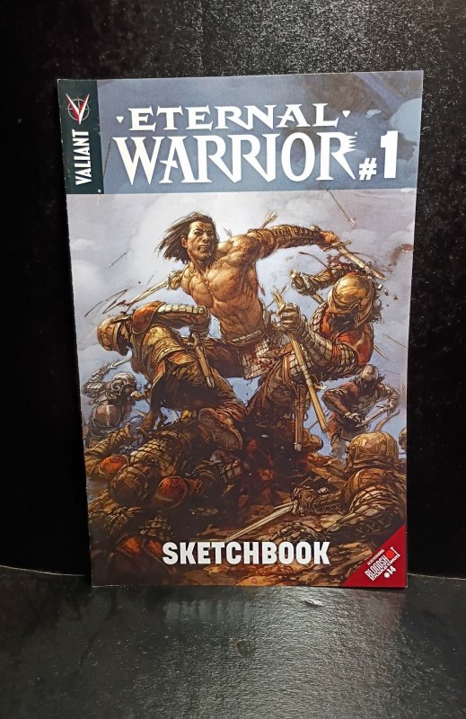 Eternal Warrior #1 / Bloodshot and H.A.R.D. Corps #14 Sketchbook (2013) flip f/b