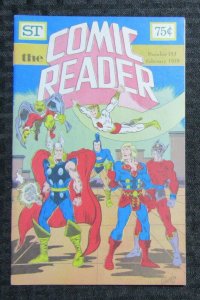 1978 THE COMIC READER Fanzine #153 FVF 7.0 Jack Kirby Creations Thor Demon