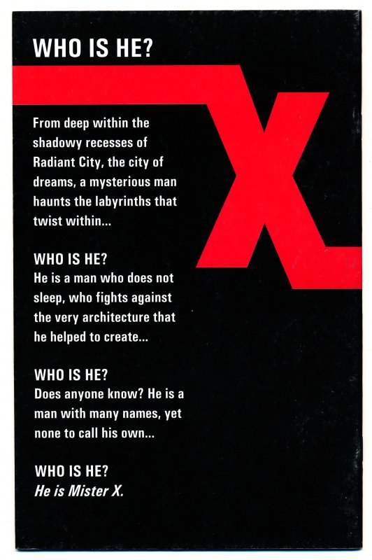 Mister X (1996 3rd Series) #1 VF