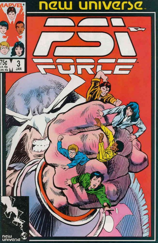 Psi-Force #3 FN ; Marvel | New Universe