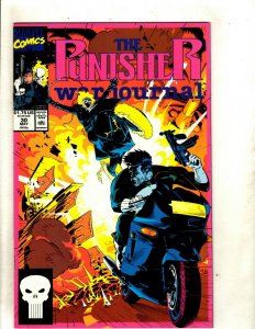 12 Punisher War Journal Marvel Comic Books #26 27 28 29 30 31 32 33 34 35 37 HJ9