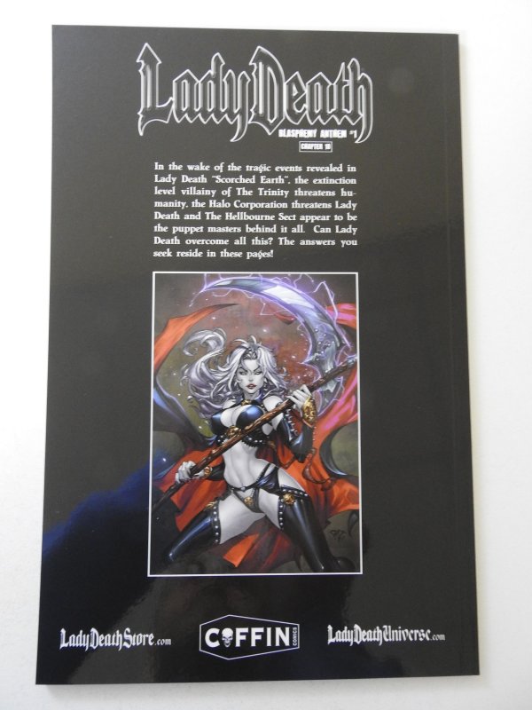 Lady Death Blasphemy Anthem #1 Naughty Executioner NM Cond! Signed W/ COA!