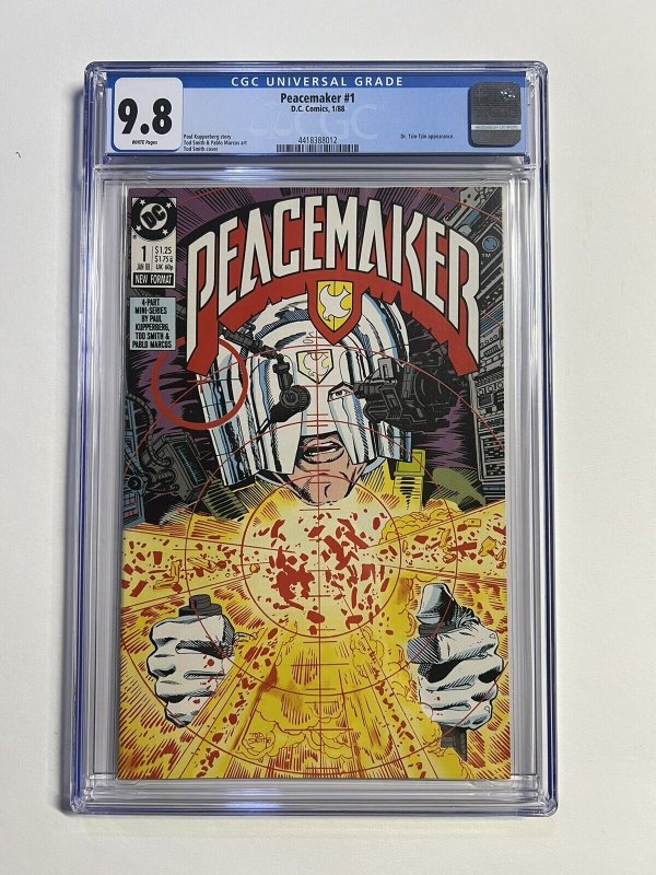 Peacemaker 1 Cgc 9.8 Wp Dc Comics 1988