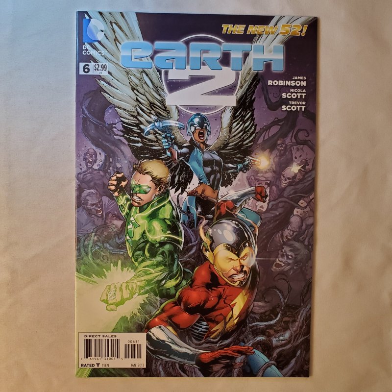 Earth2 6 Near Mint Cover by Ivan Reis