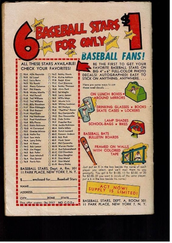 A-1 Comics #89 (1953)VG+