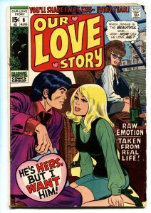 Our Love Story #6 1970-Marvel-ROMANCE-John Romita-vg+