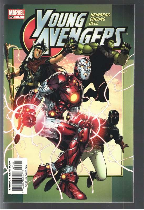 YOUNG AVENGERS 3 AND 8 #3 VF KANG ARRIVES;#8 NM 9.6 PATRIOT LEAVES.